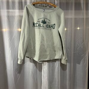 McCall Idaho Graphic Crewneck Sweatshirt Independent Trading Co Size S